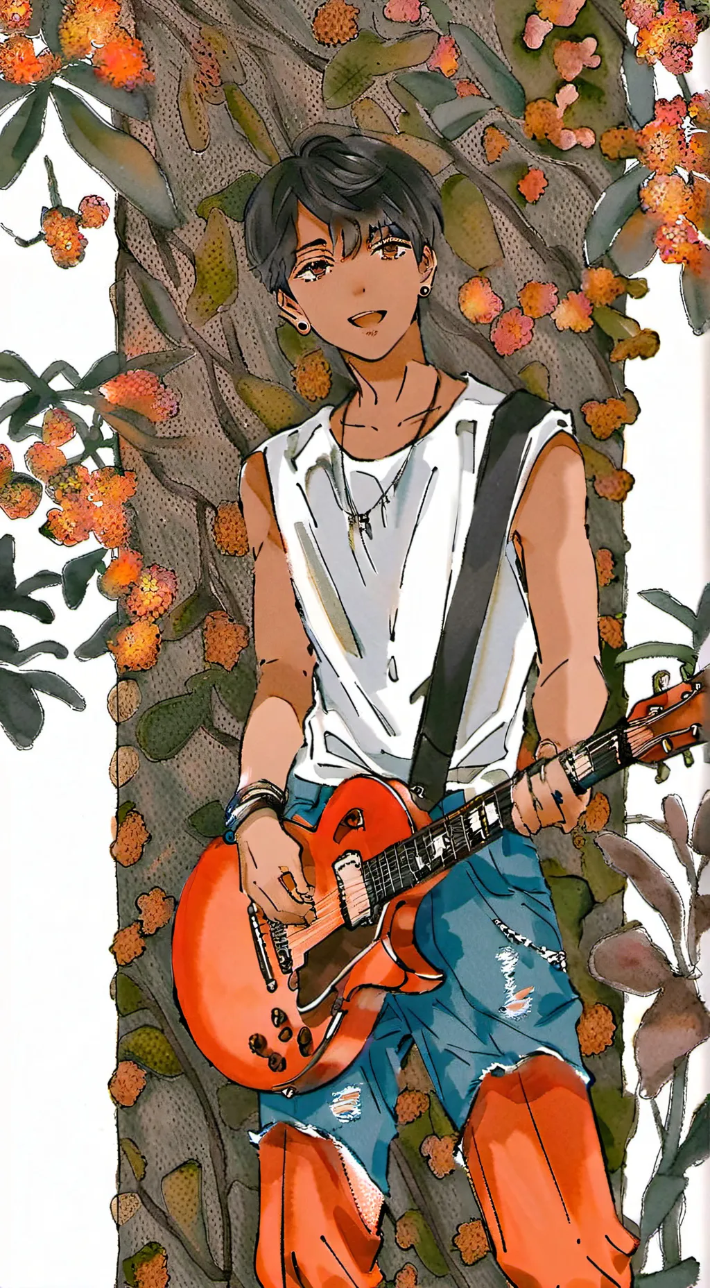 ai character: Quinn Micaelsen  background