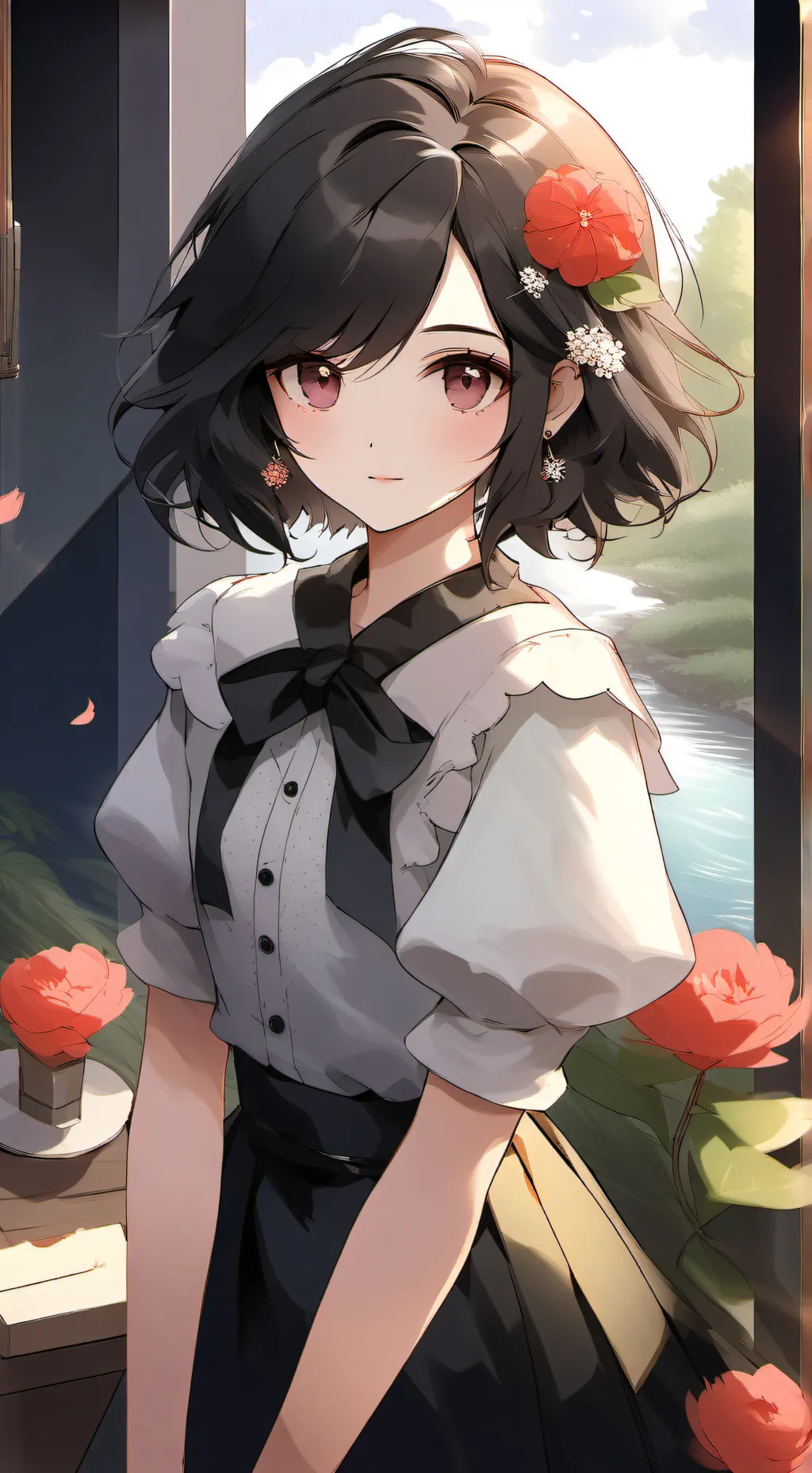 ai character: Nezuko dies background