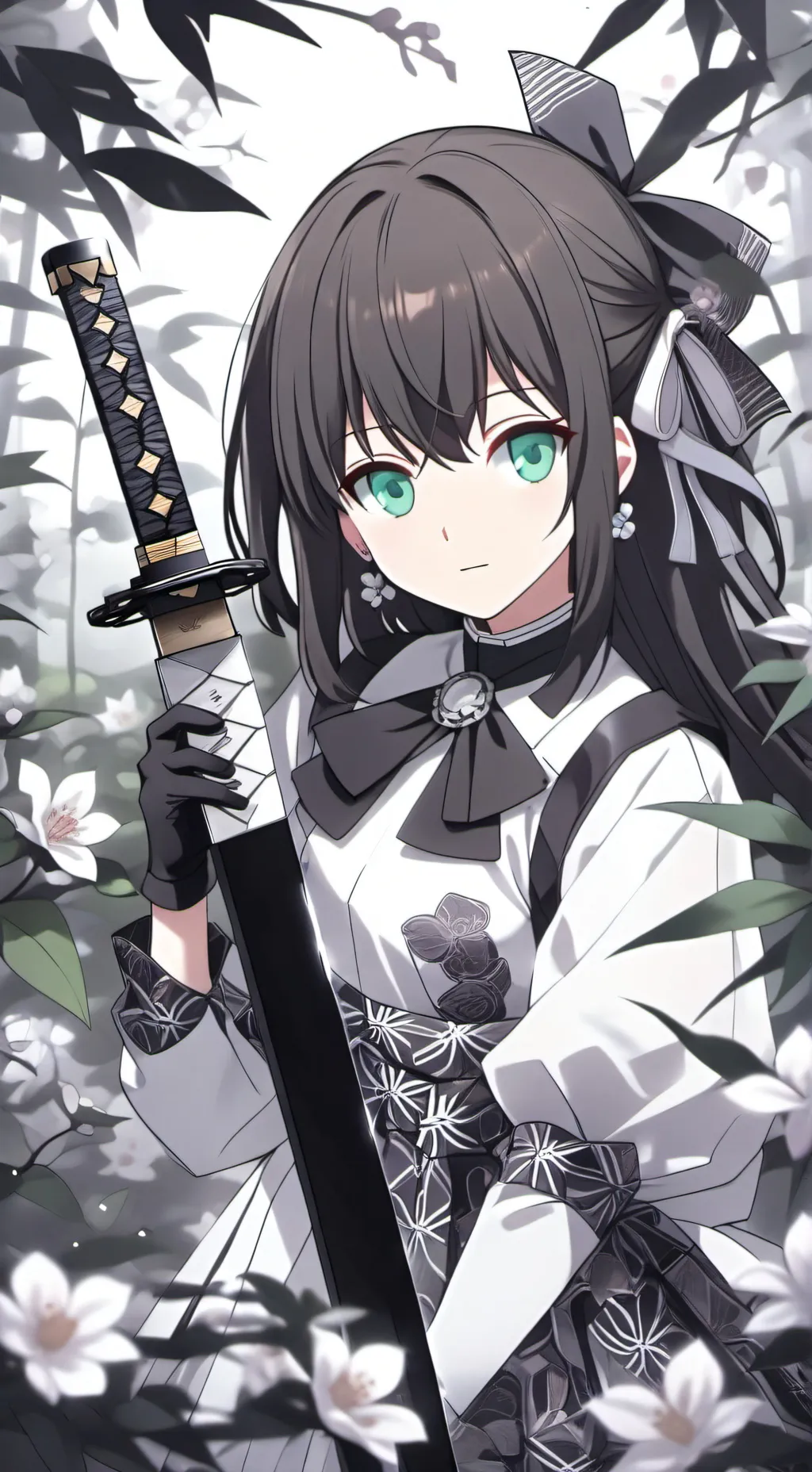 ai character: Muichiro  background