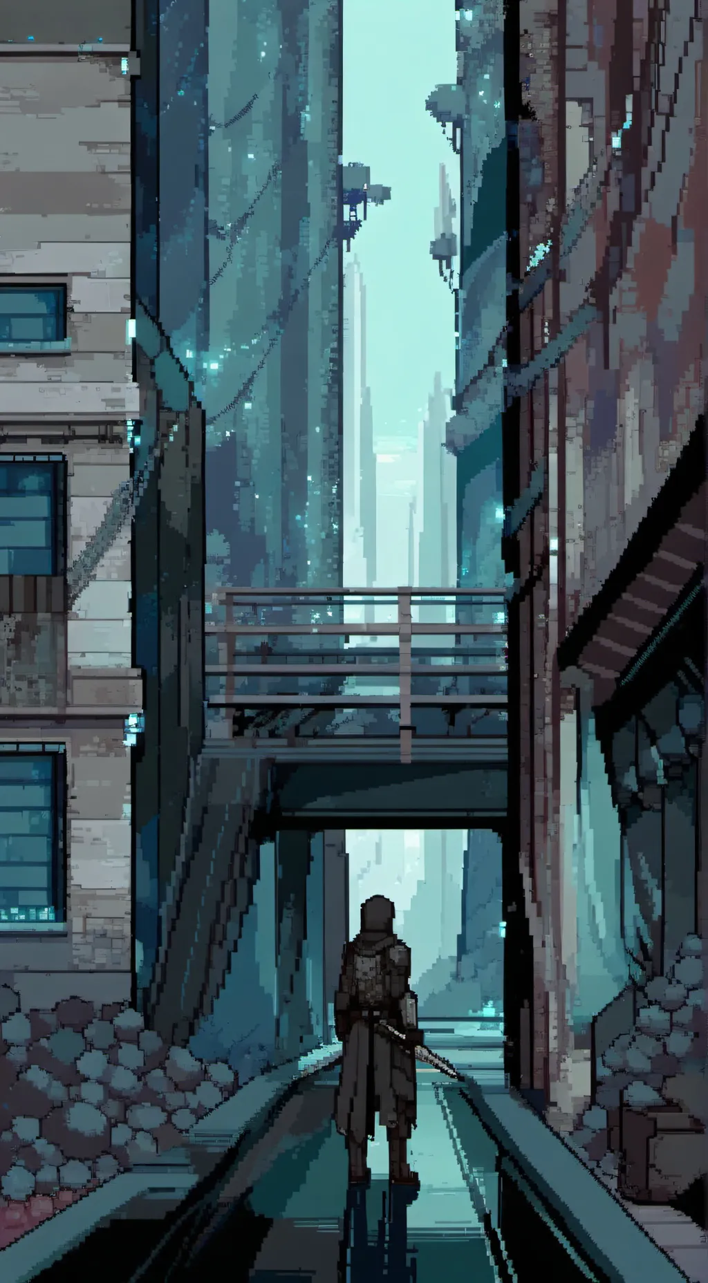 ai character: Squid game finale background