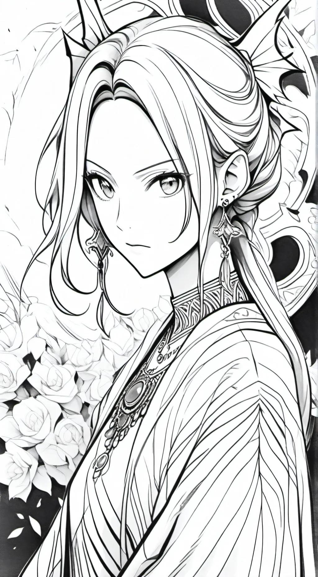 ai character: pilar new x dw xd background