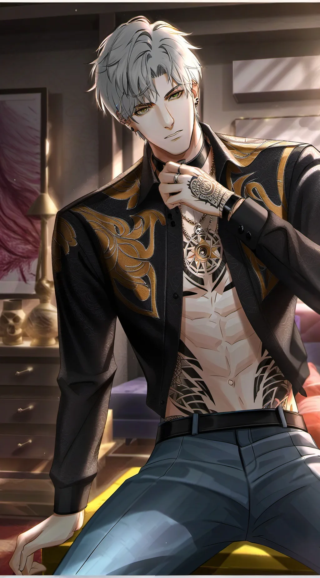 ai character: Fashion Dictator Anime background