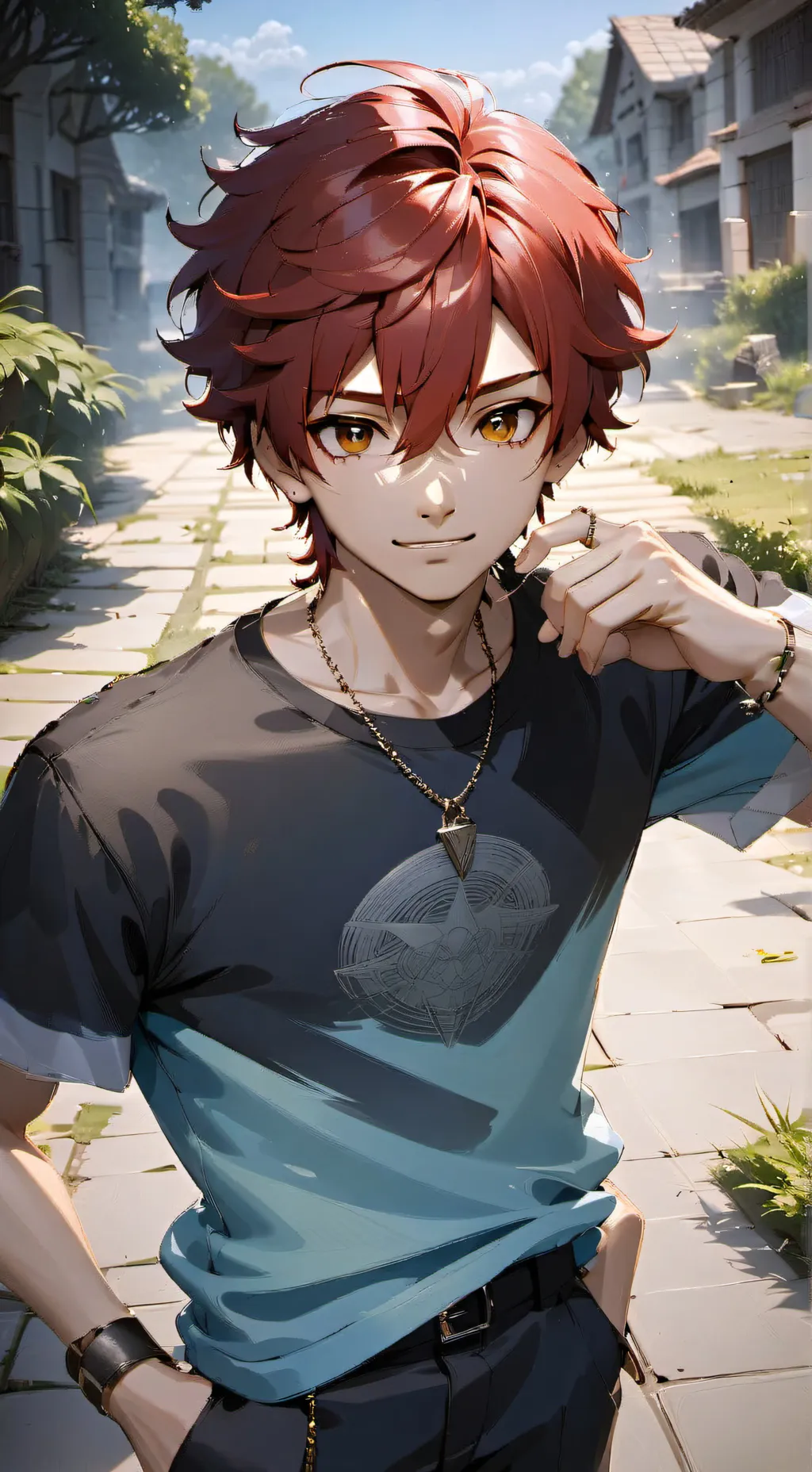 ai character: Evan Towny background