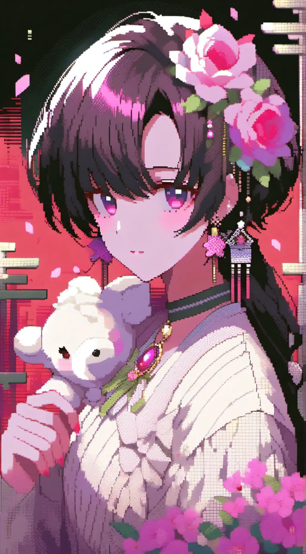 ai character: guess the song RE background