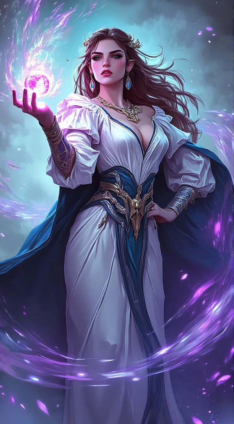 ai character:  lolykim 🖤🤍🕸 background