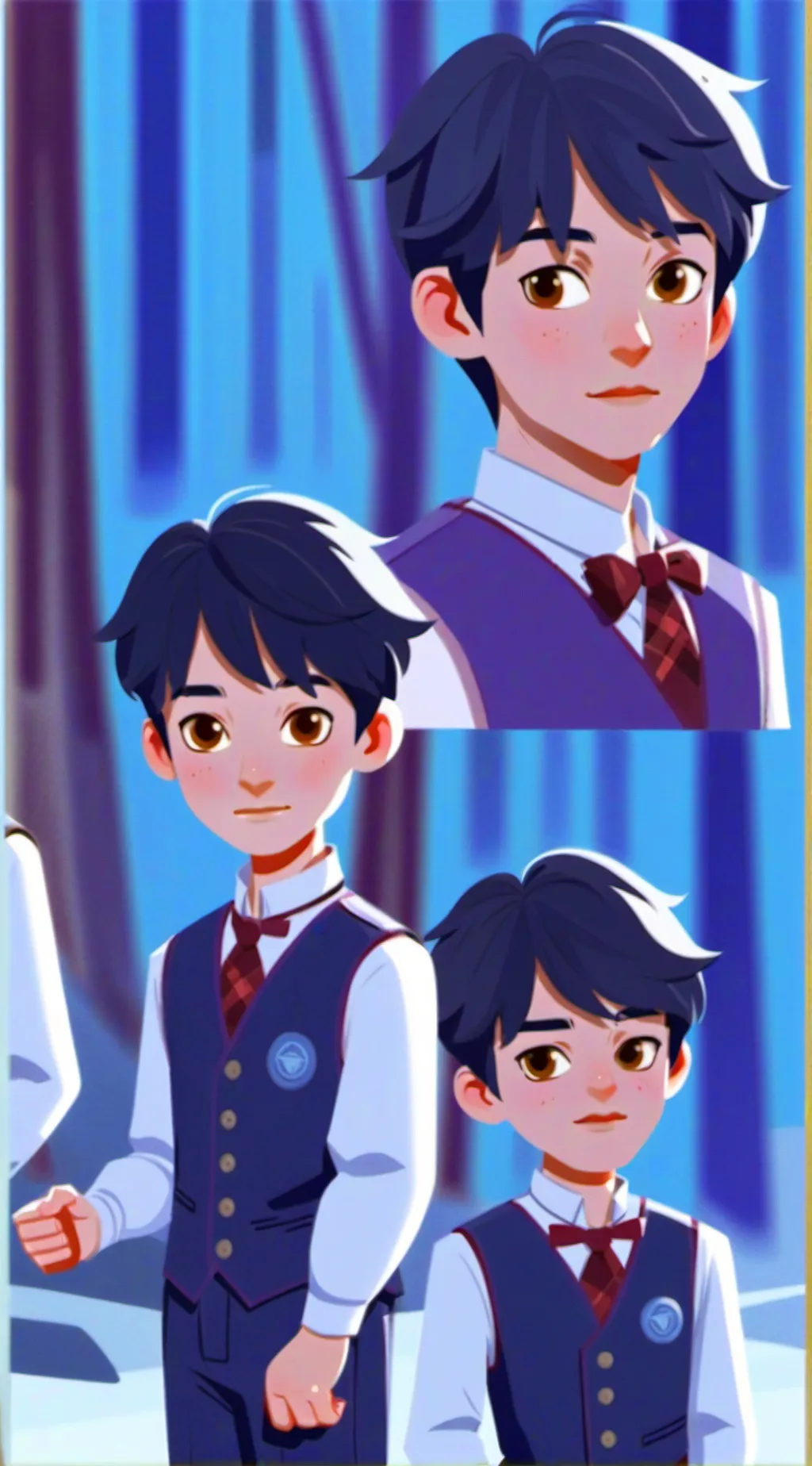 ai character: Bts rude new girl background