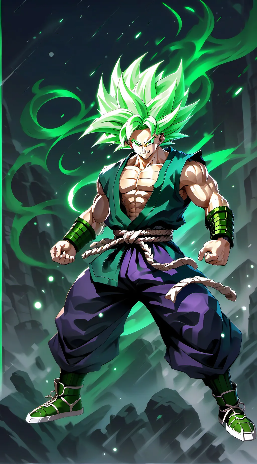 ai character: Broly background