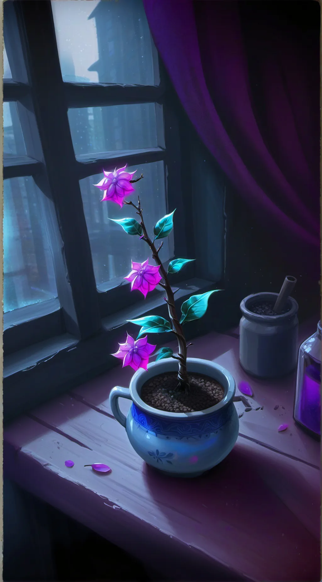 ai character: FANDOM ROOM! background