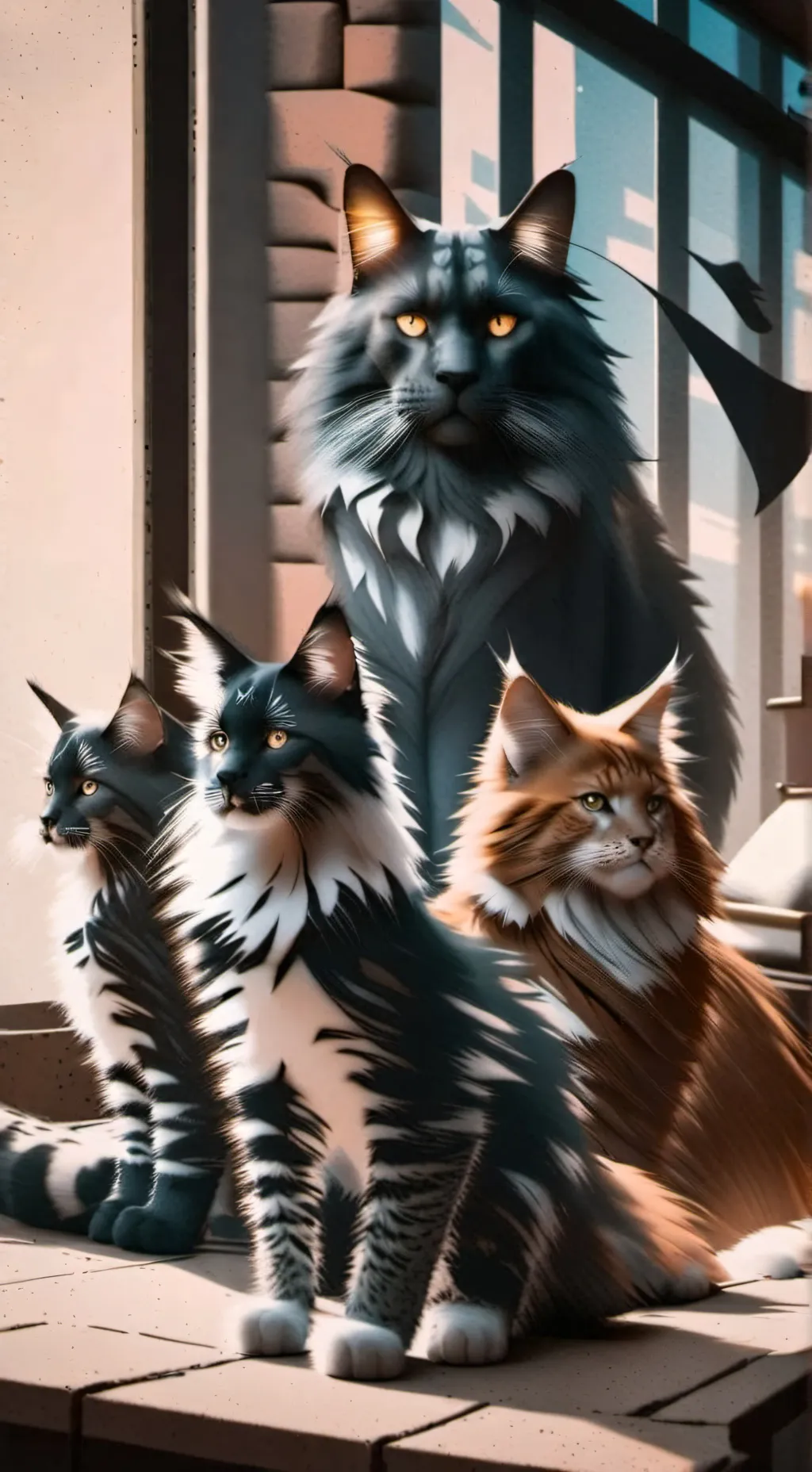 ai character: cat family background