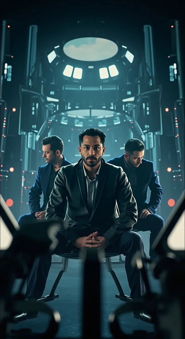 ai character: El vacío background