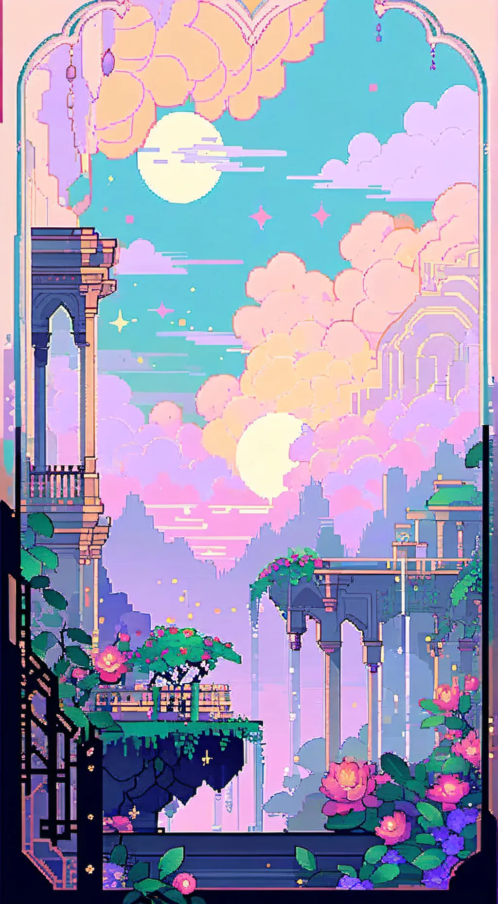 ai character: Dw x Isla de Ambar background