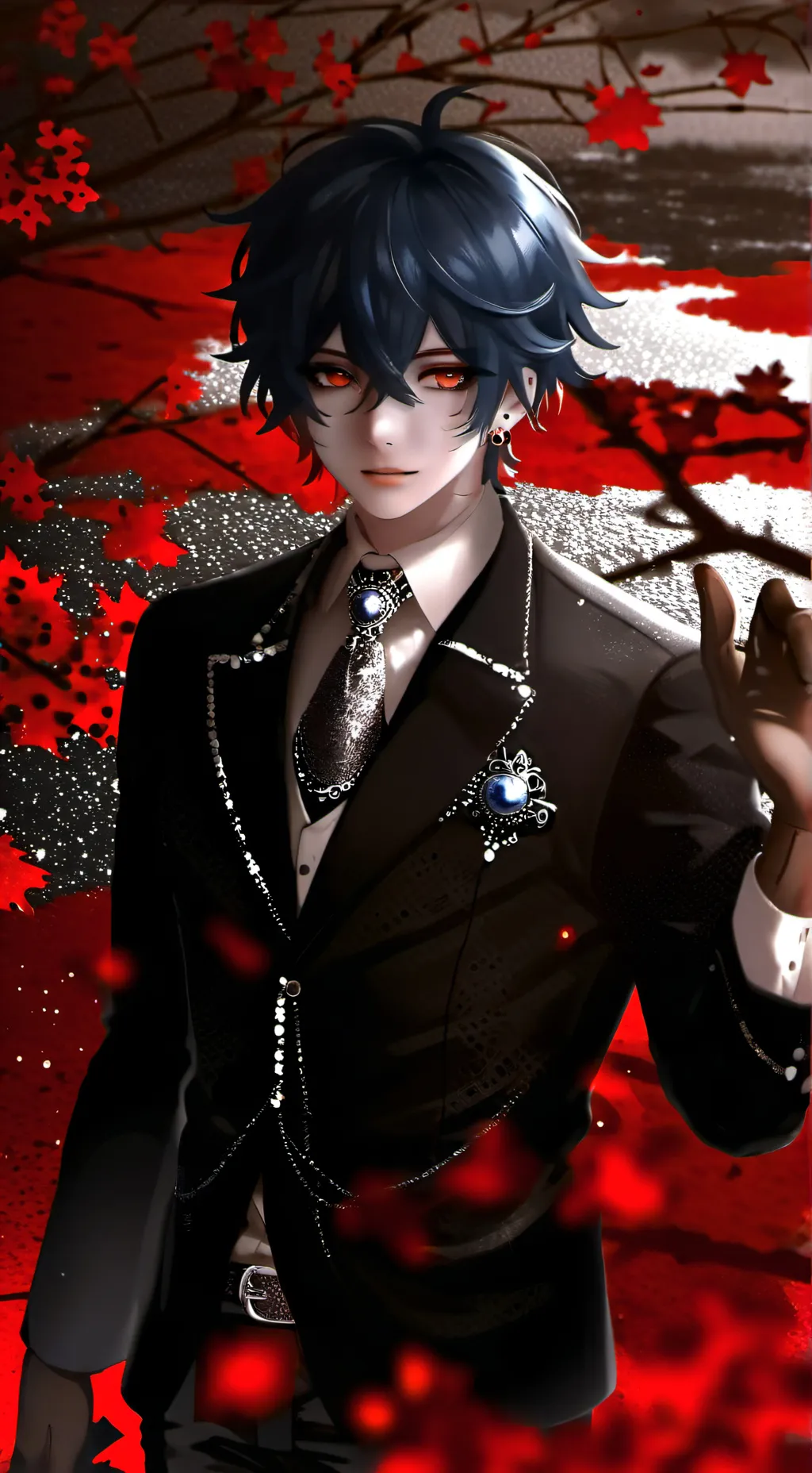 ai character: Damián  background