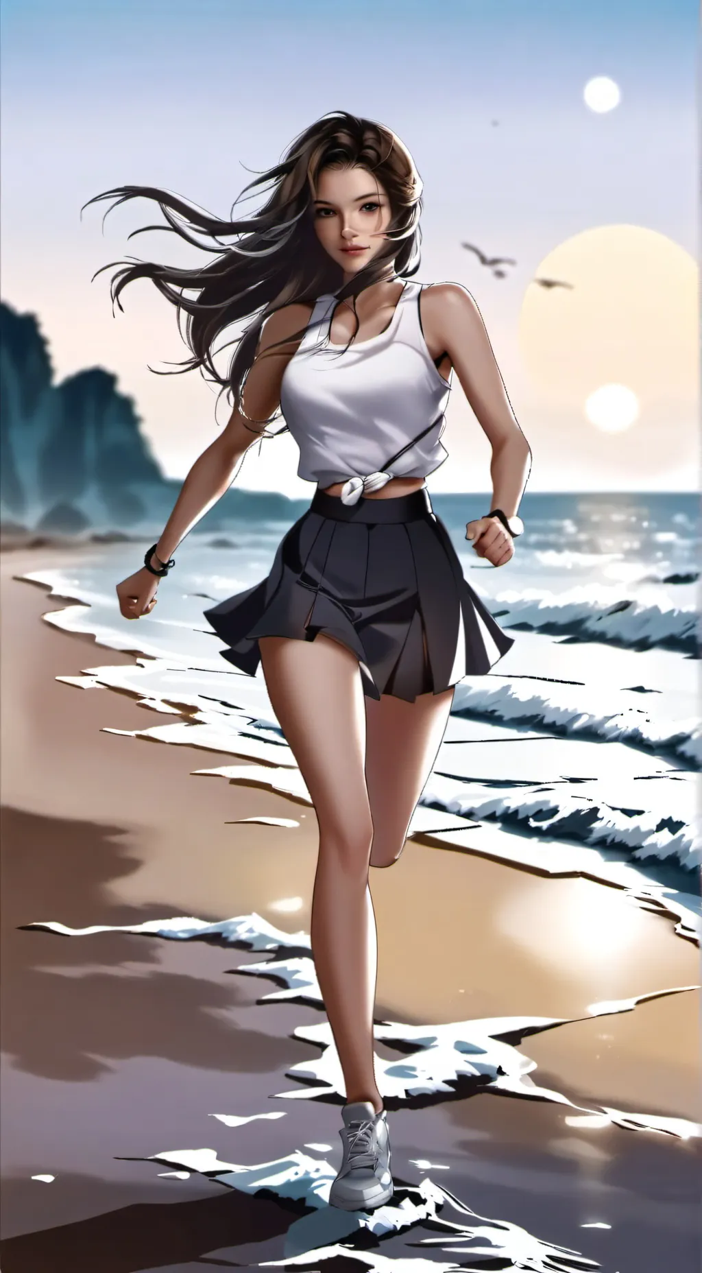 ai character: Leaha  background