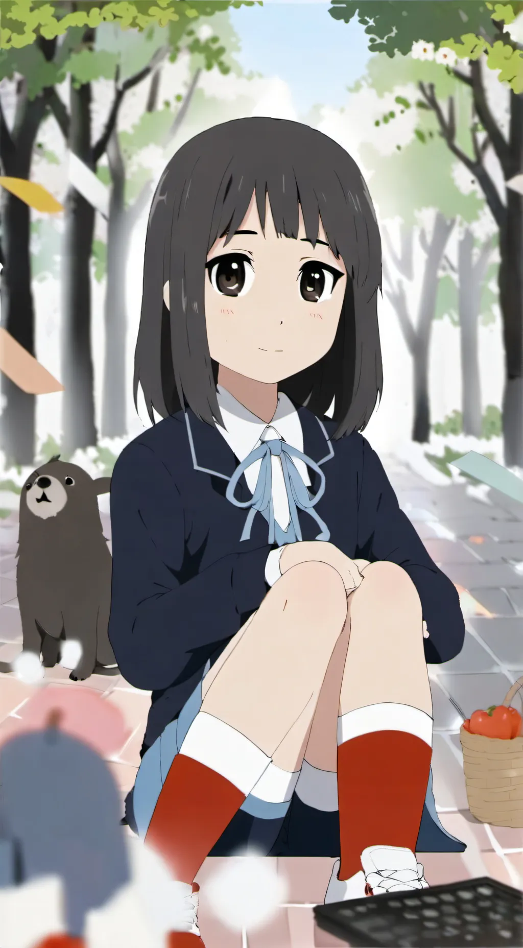 ai character: Melody background