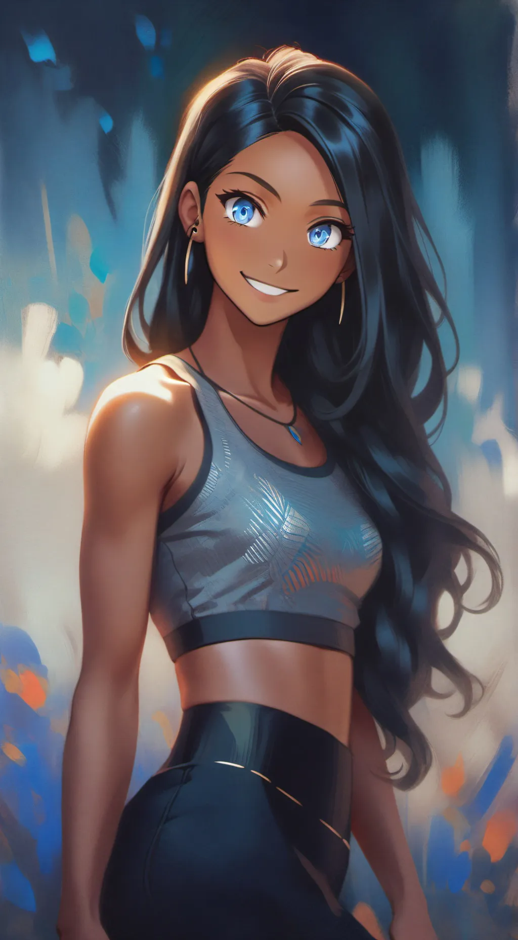 ai character: Nathalie background