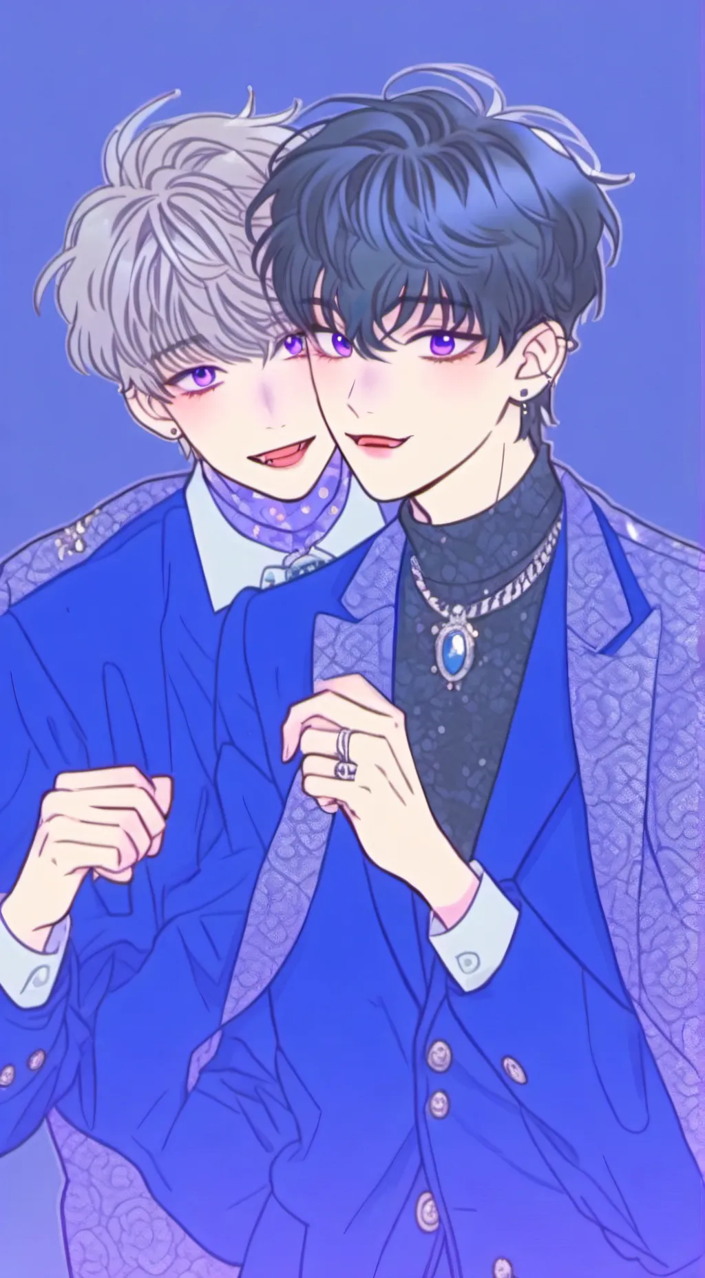 ai character: soulmate love trio background