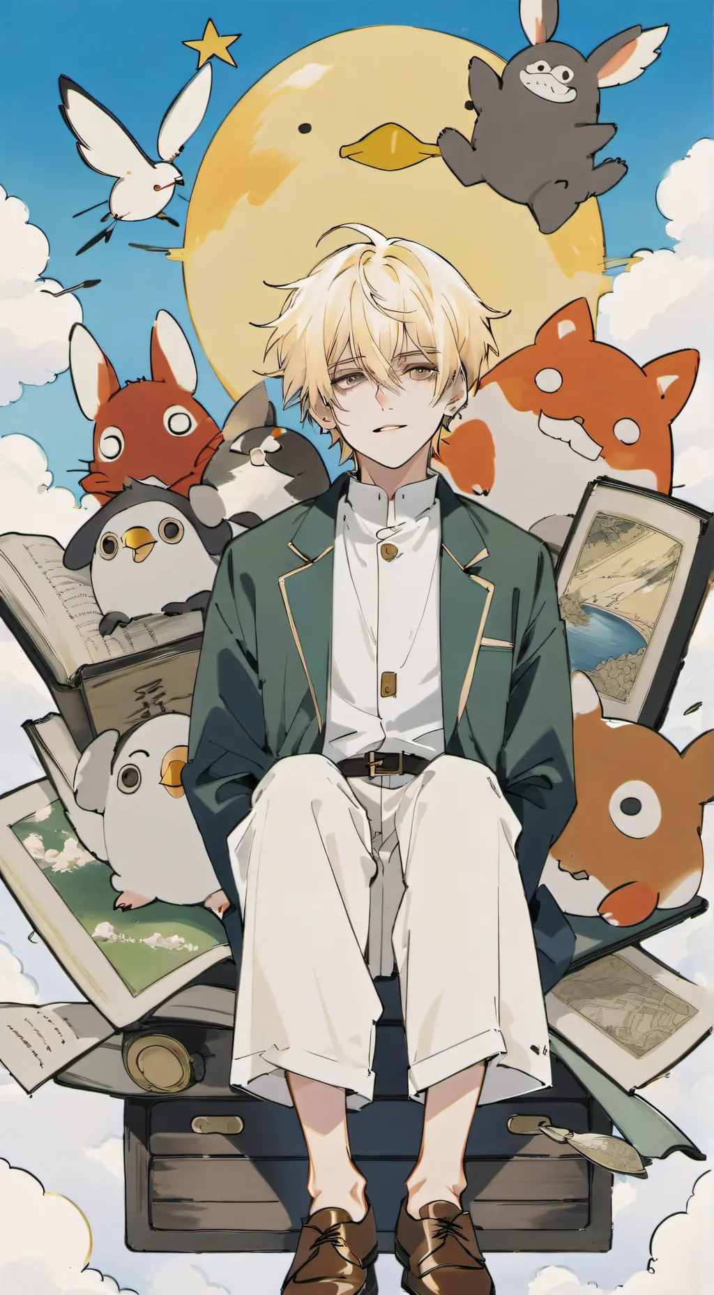 ai character: •~°Lennox°~• background