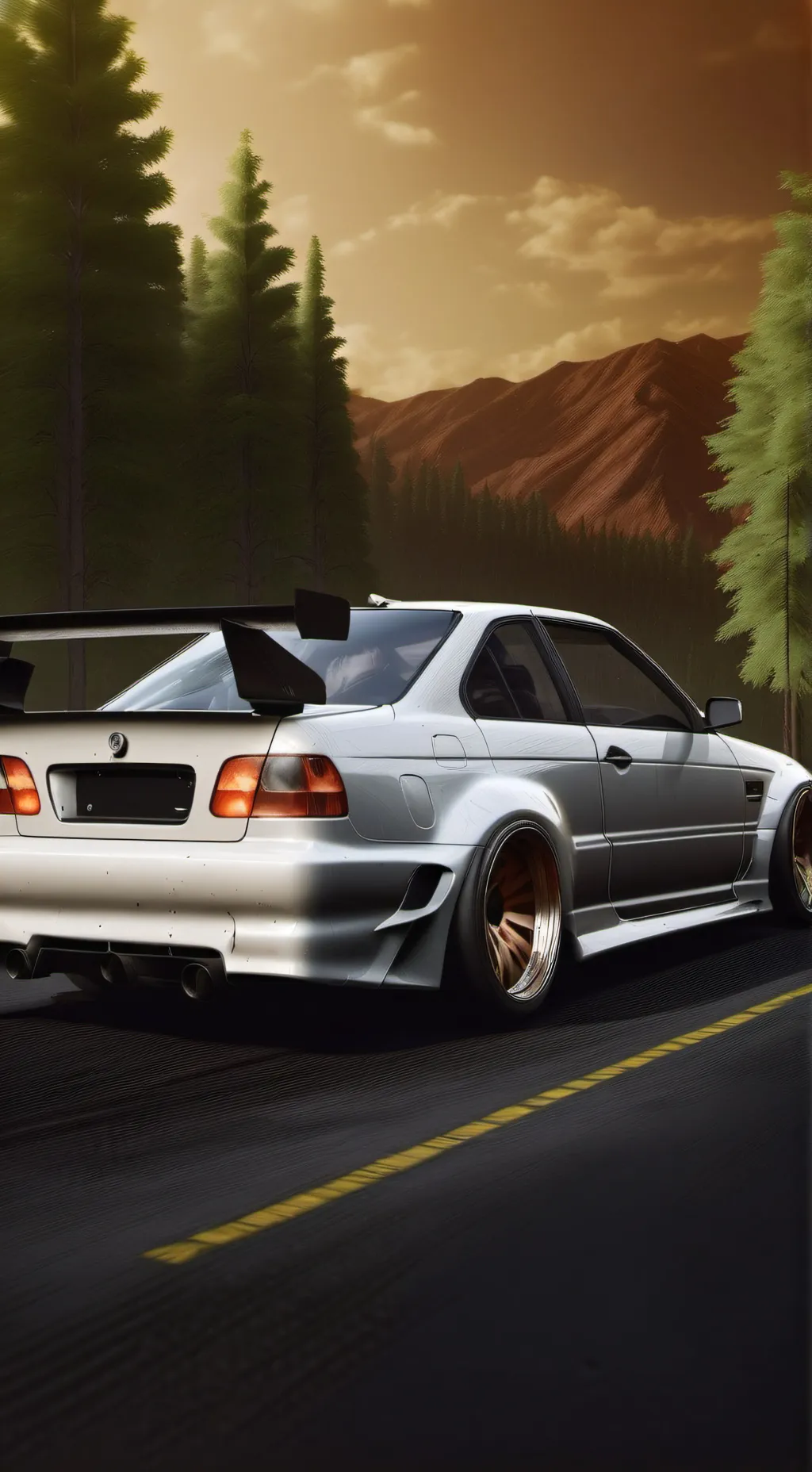 ai character: bounty NFS  background