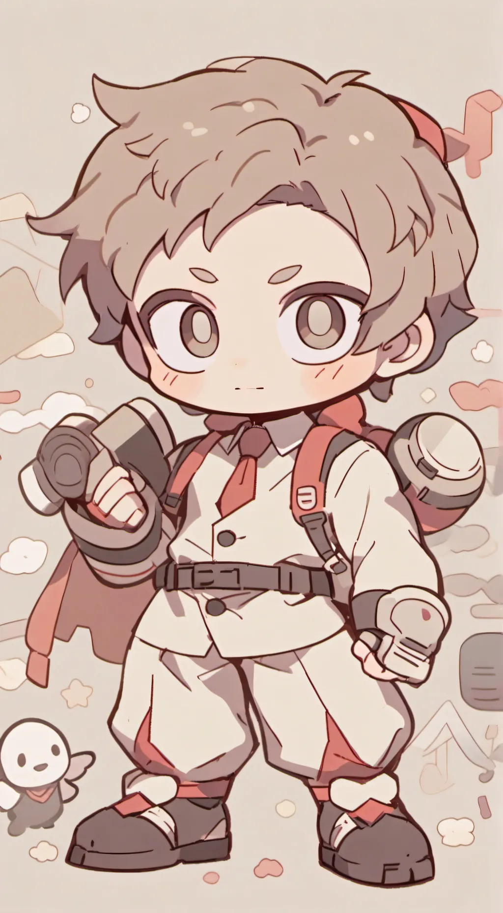 ai character: Titan Speaker man background