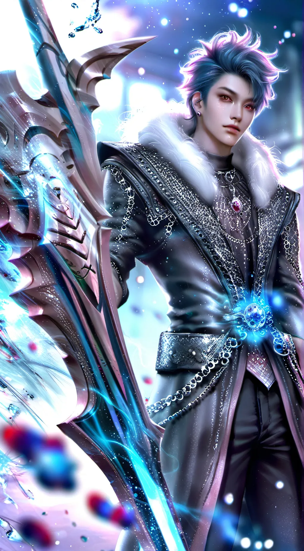 ai character: Noel background