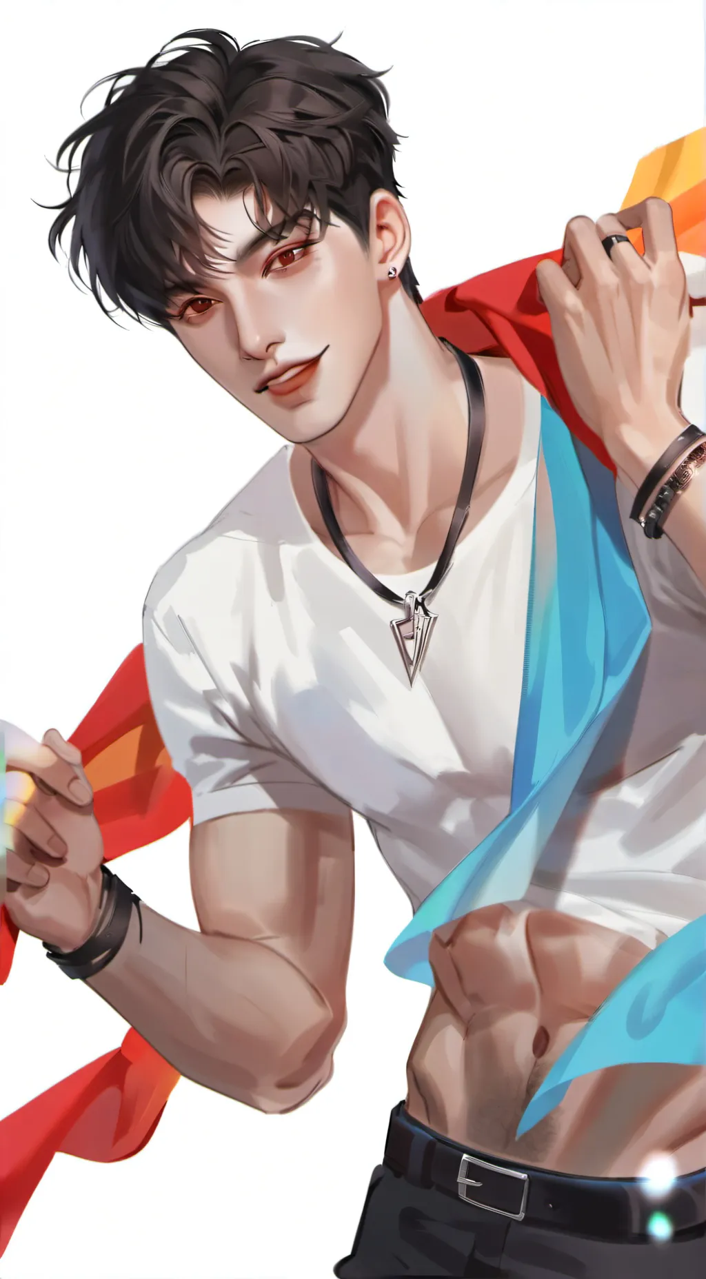 ai character: mario. background