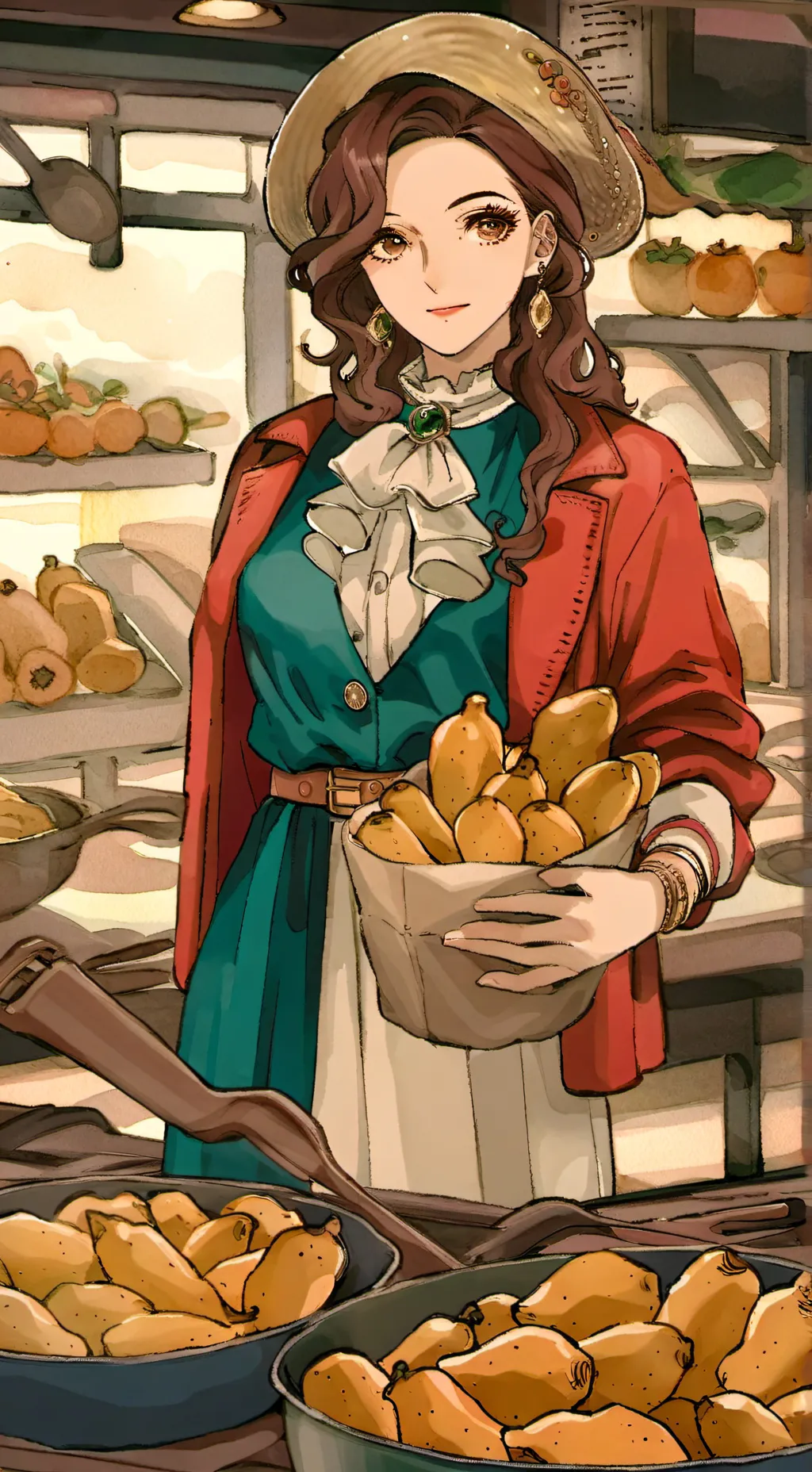 ai character: batatinha background