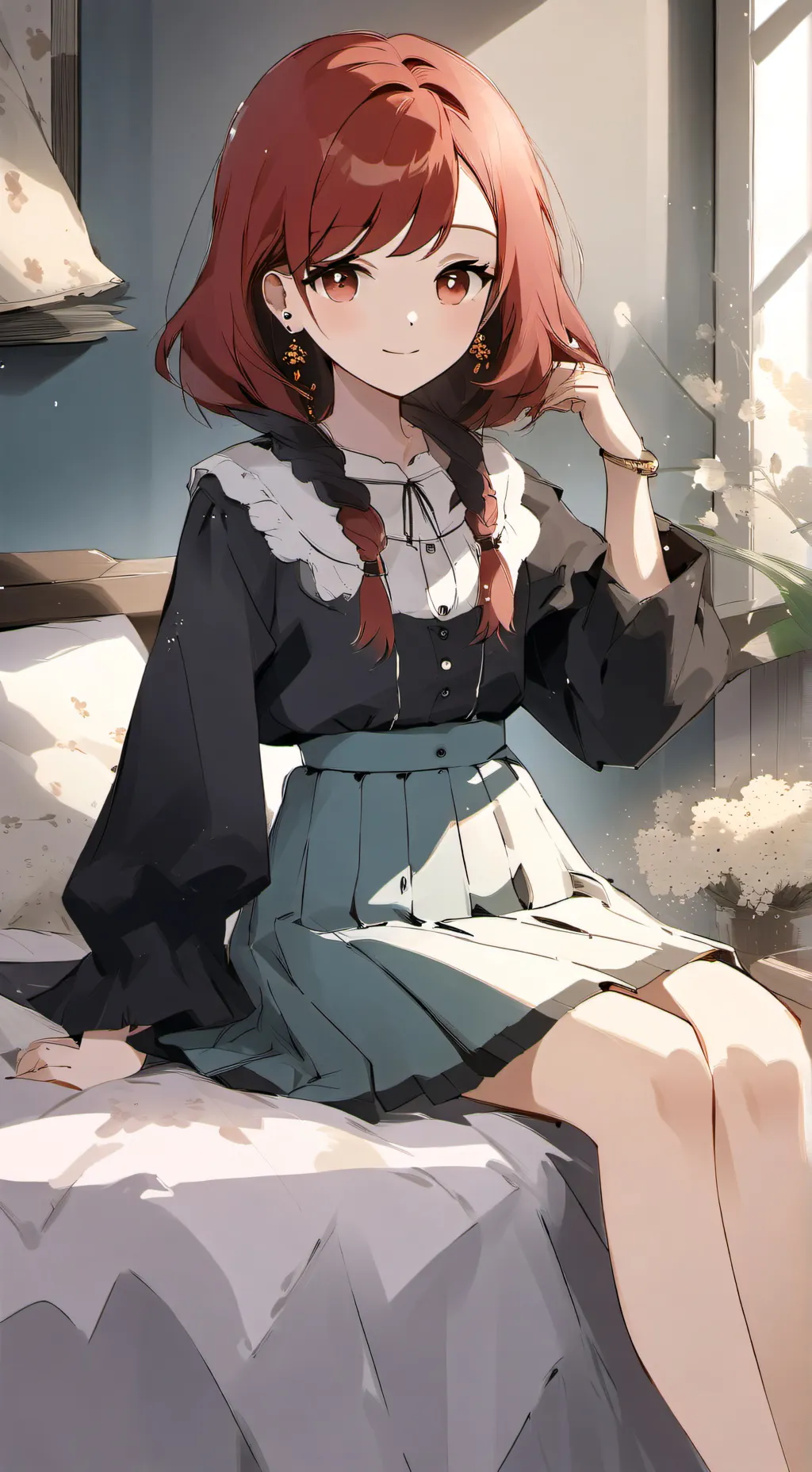 ai character: Clair background