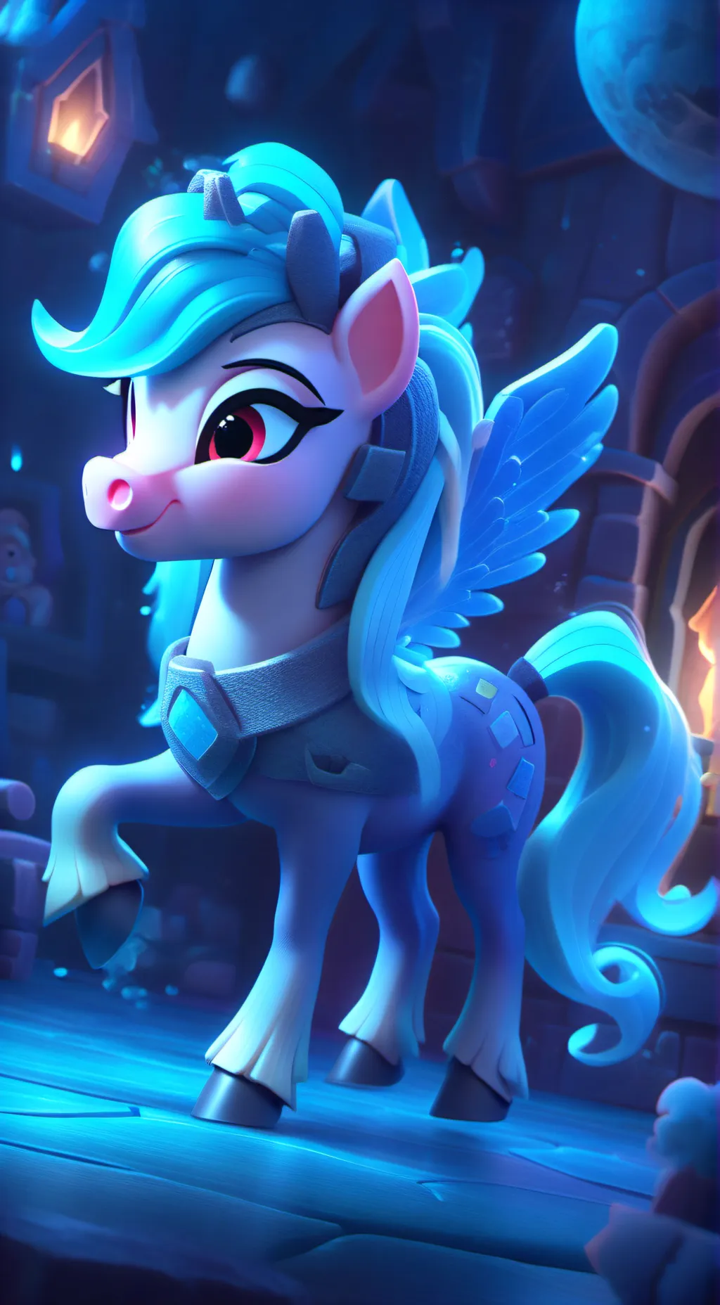 ai character: Mlp infection  background