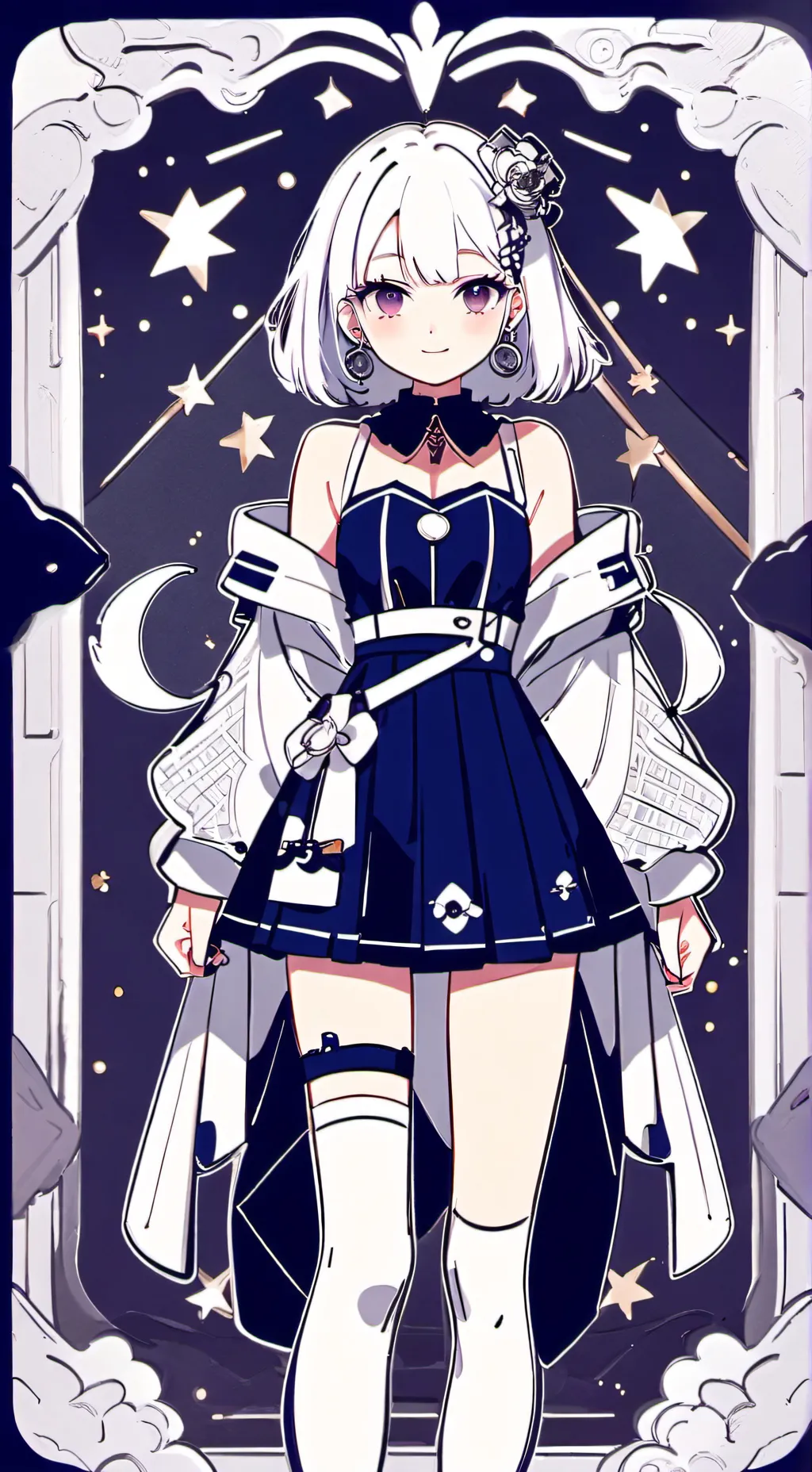ai character: star⭐ background