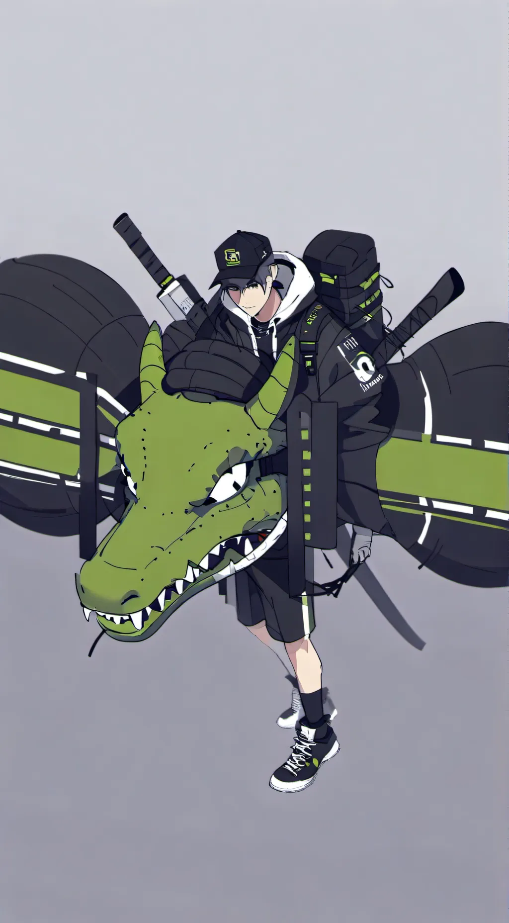 ai character: мем background