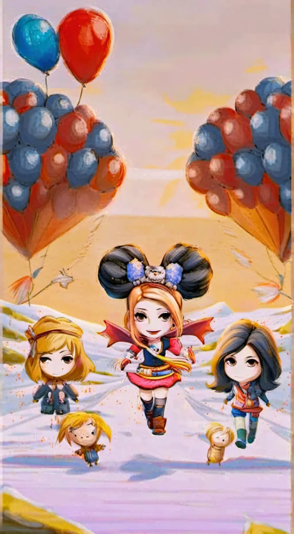 ai character: Gigi loves you background