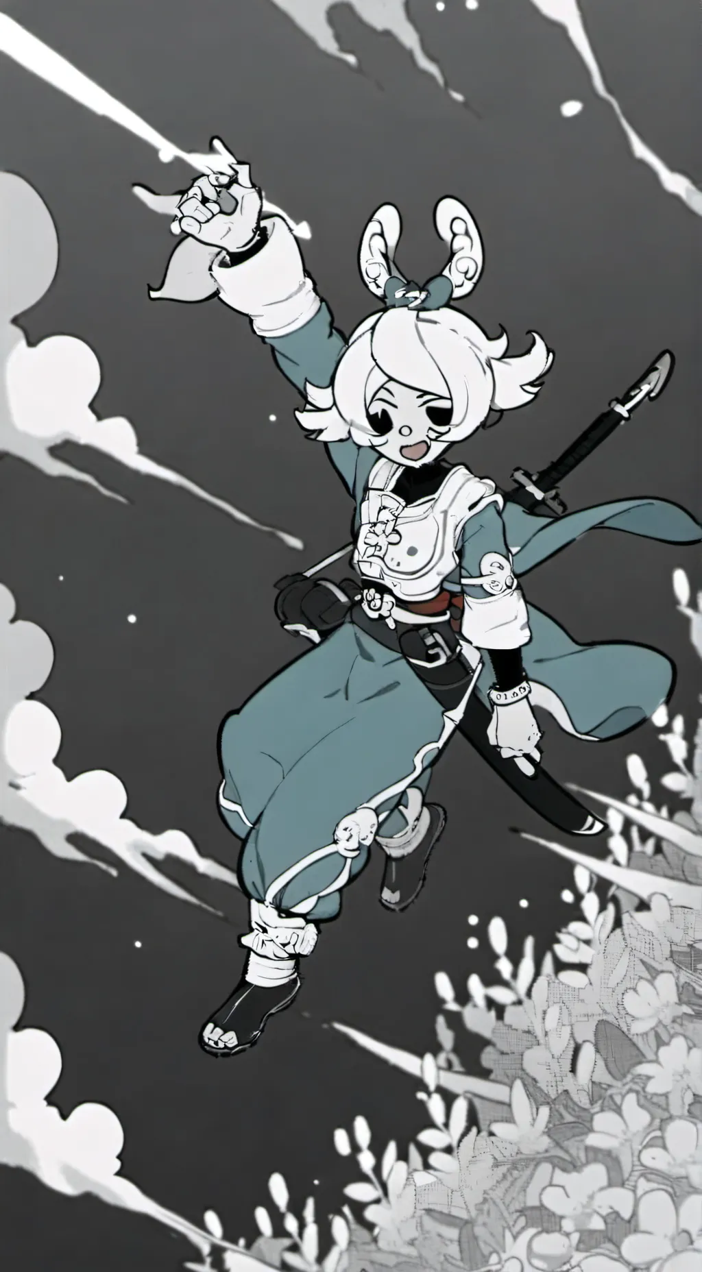 ai character: Abusive Uzi background