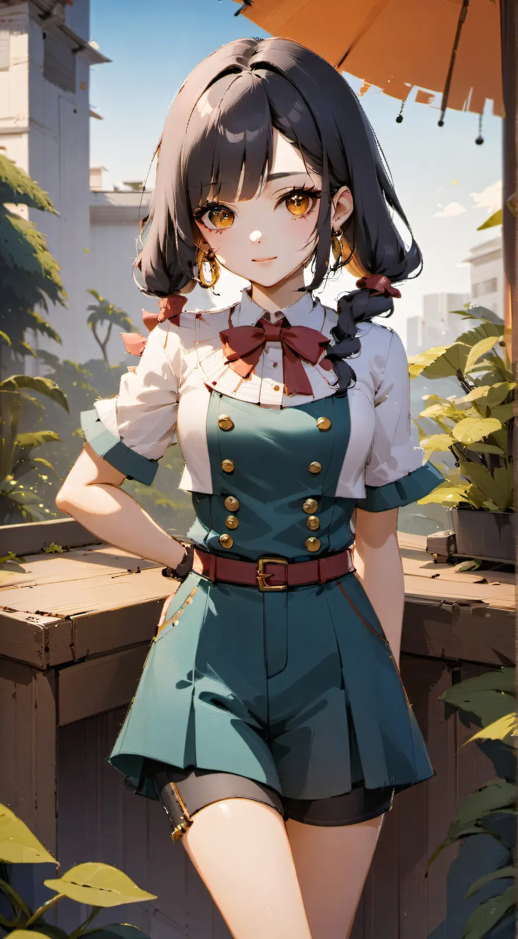 ai character: Emily one piece background