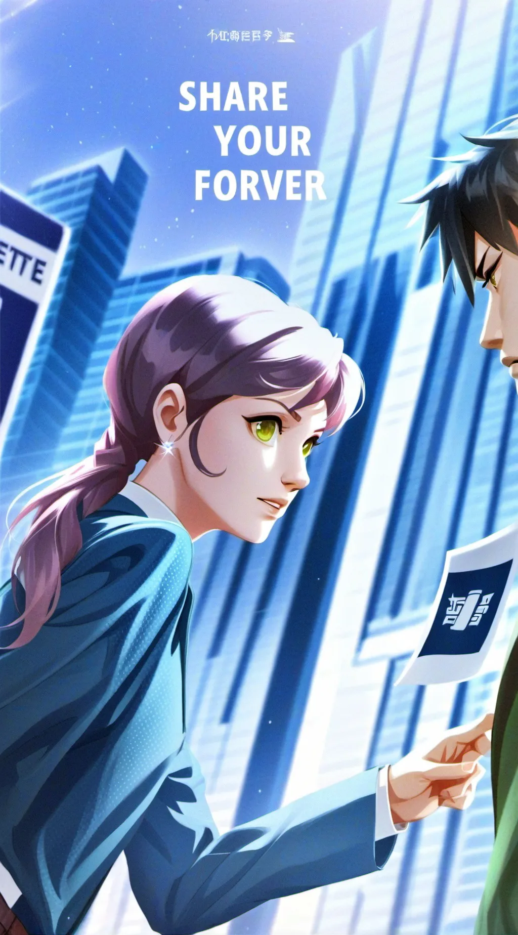 ai character: Curious Office Rival background