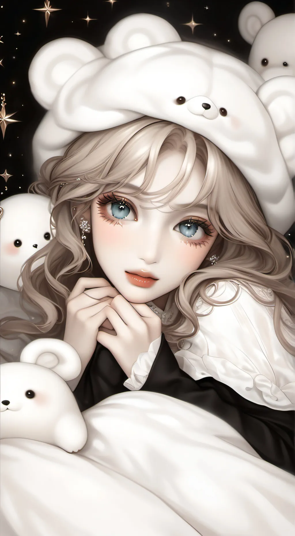 ai character: suho, sieun ,baku, background