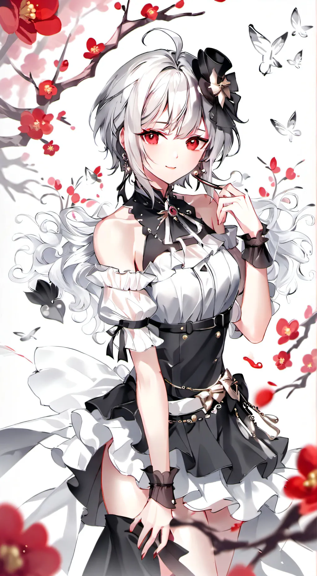 ai character: Gojo in Kny background