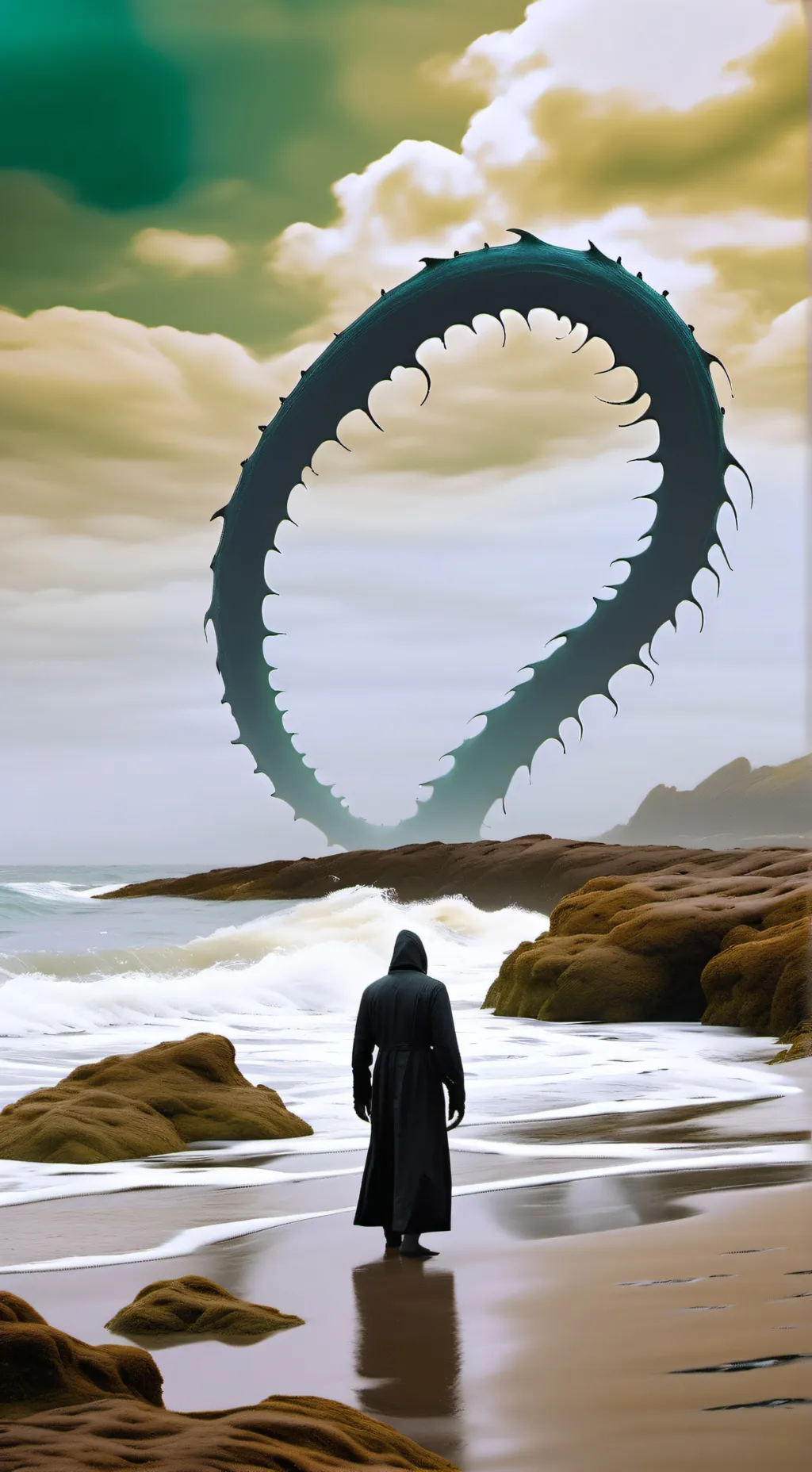 ai character: tentacle ring background