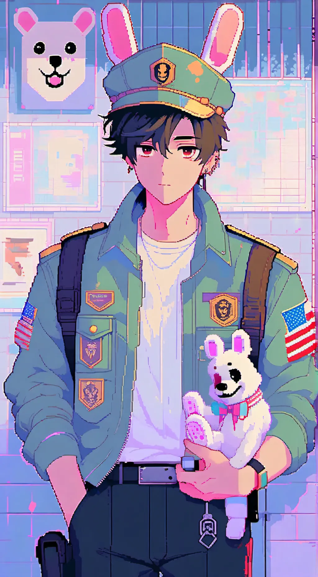 ai character: Axel (Fnaf) background