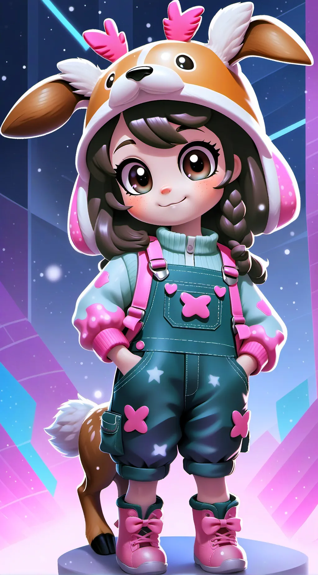 ai character: Dazzle background