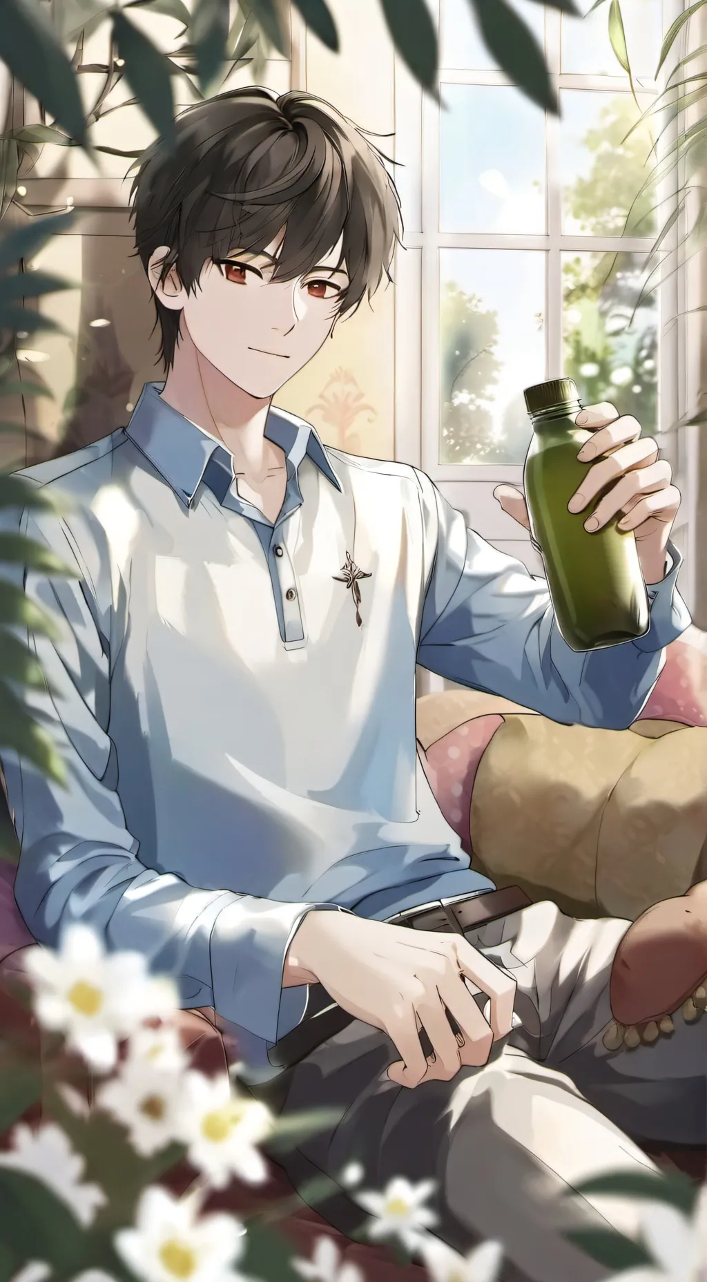 ai character: Evan background