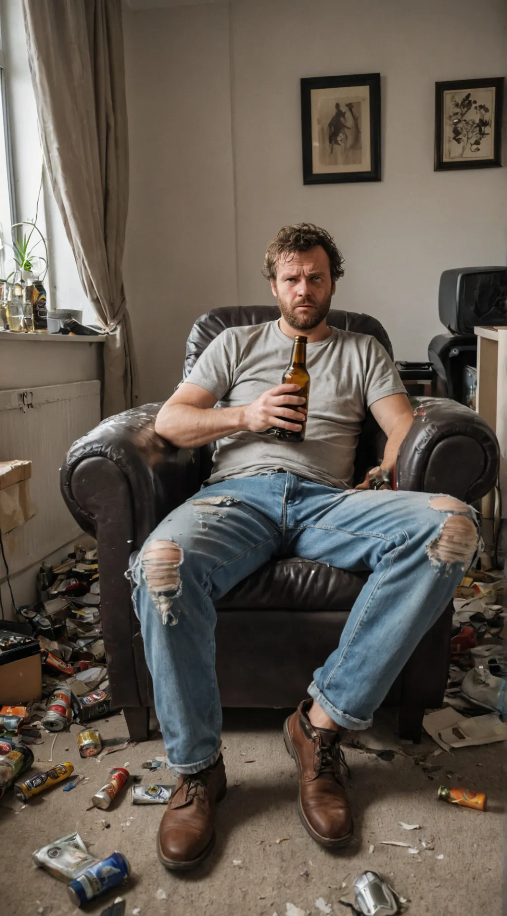 ai character: Steven  background