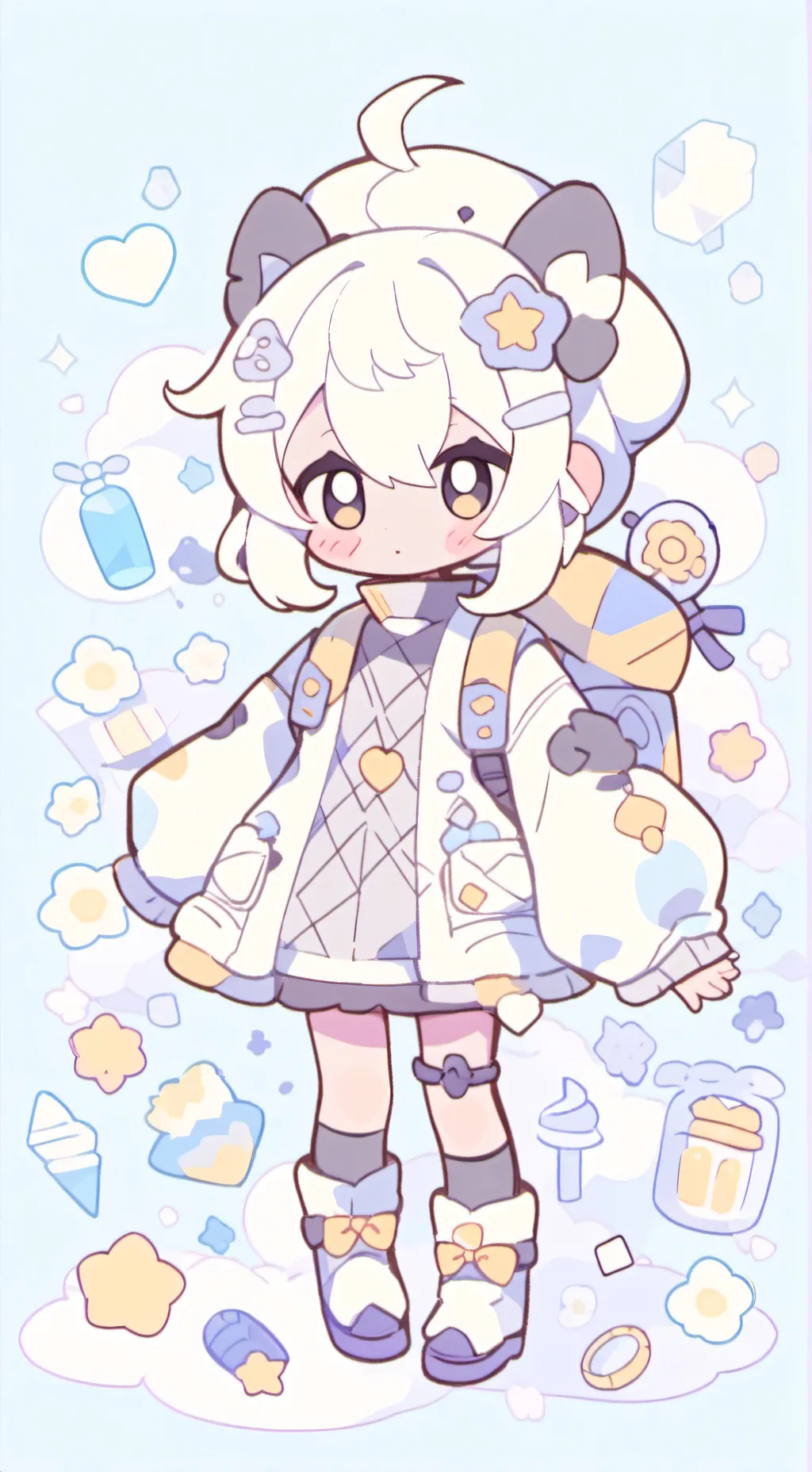 ai character: Sprout x cosmo background