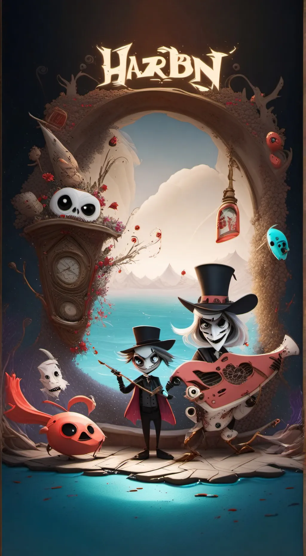 ai character: Hazbin hotel! background