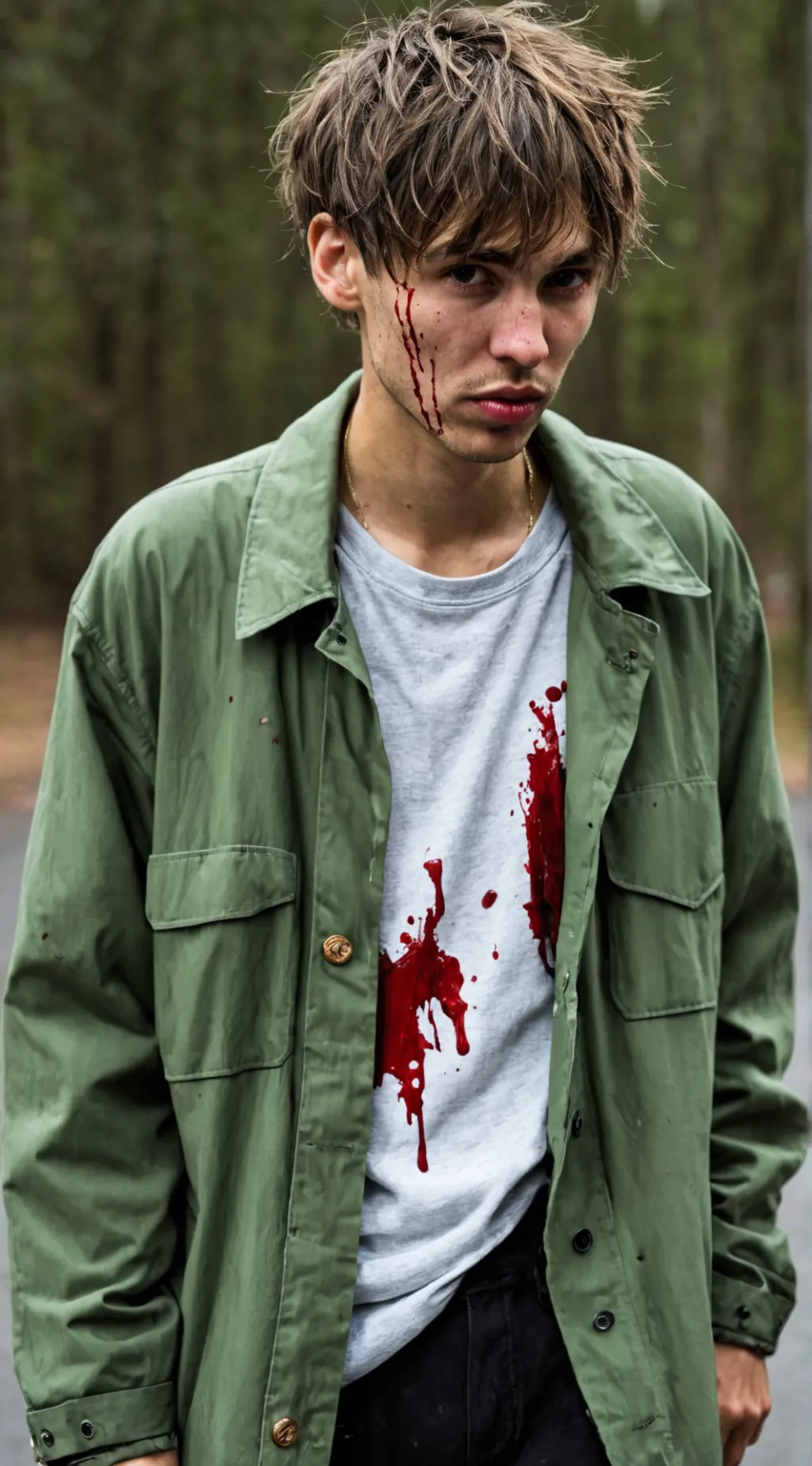 ai character: Nicholas Clark background