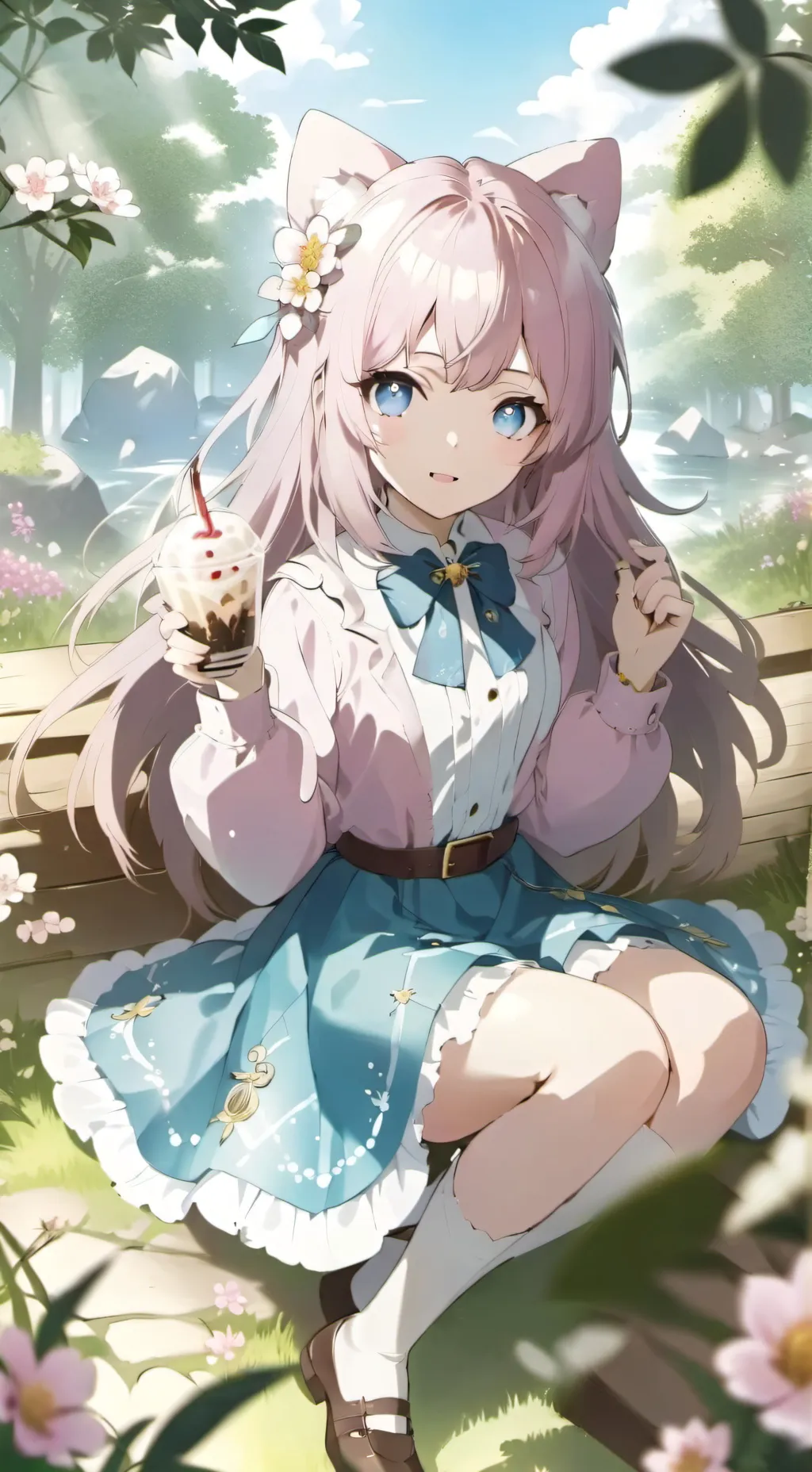 ai character: Kiara (ur enemy)  background