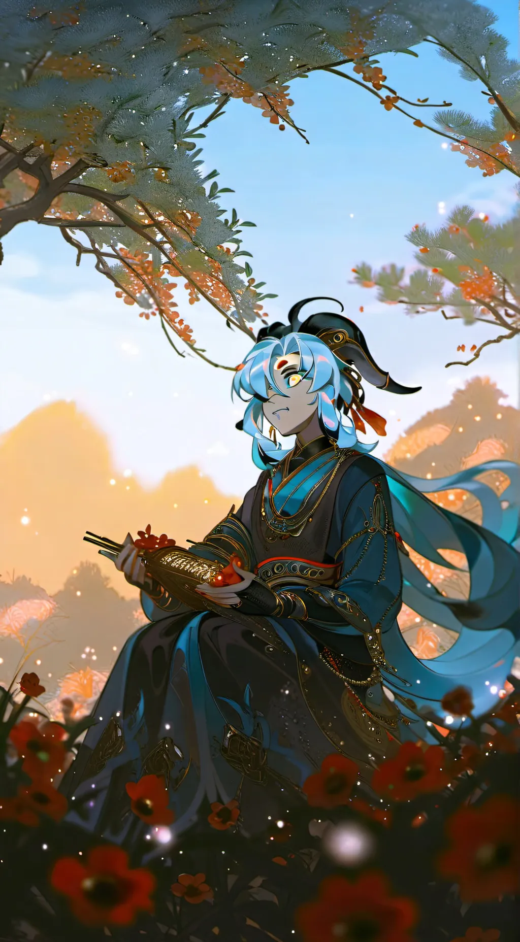 ai character: CRK lab au!  background