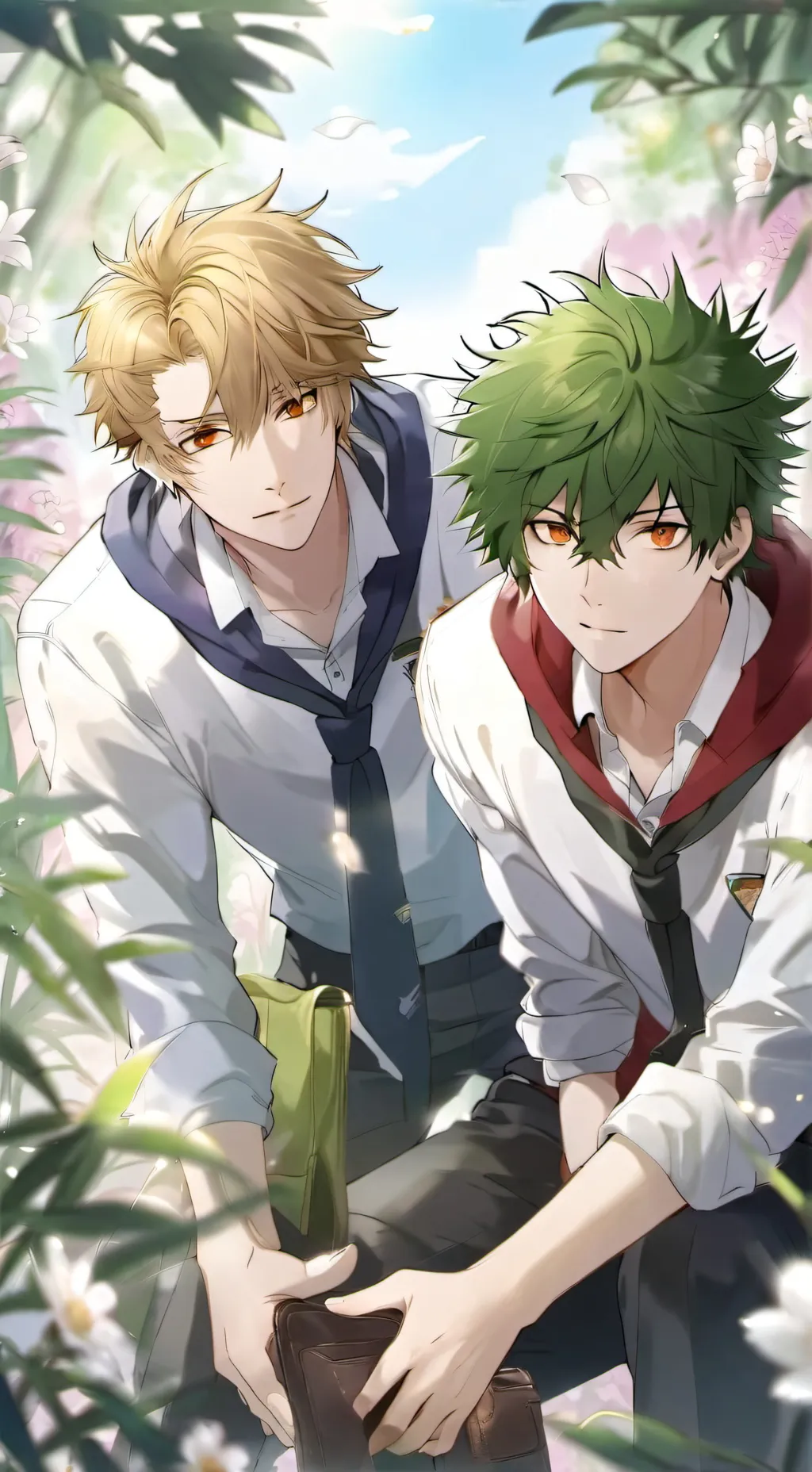 ai character: drunk bakugo  background