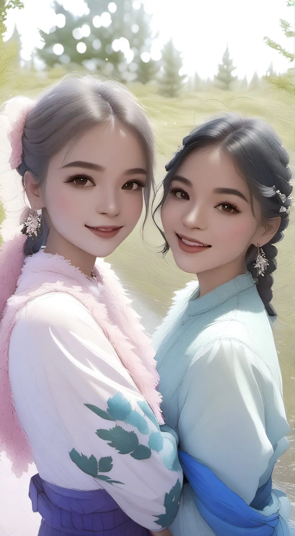 ai character: Chloe + Ava background