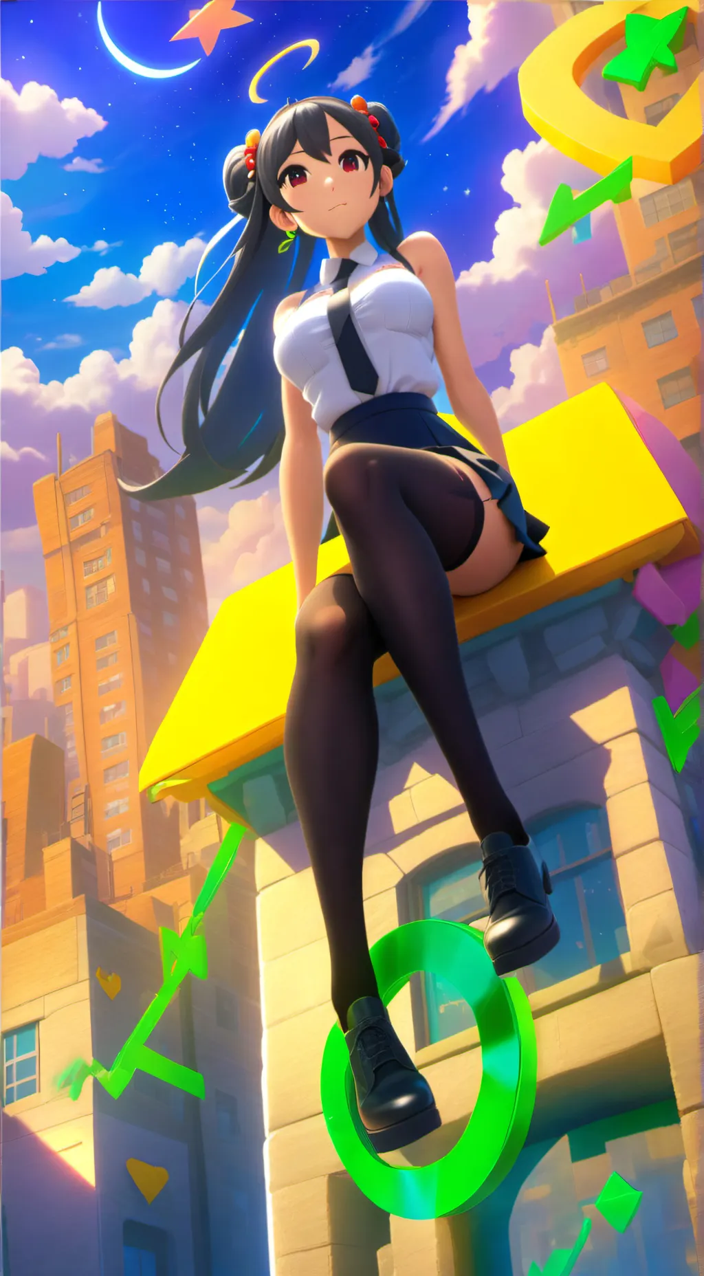 ai character: Aria background