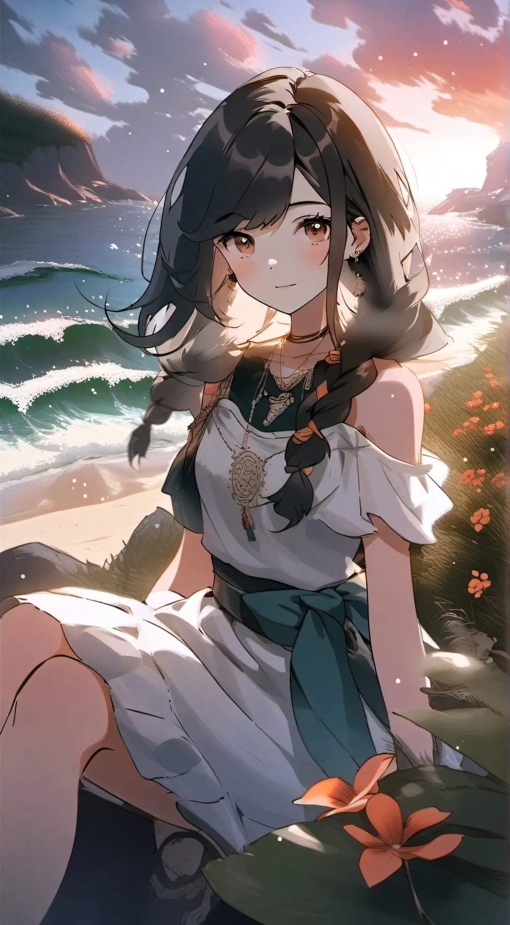 ai character: Luna background